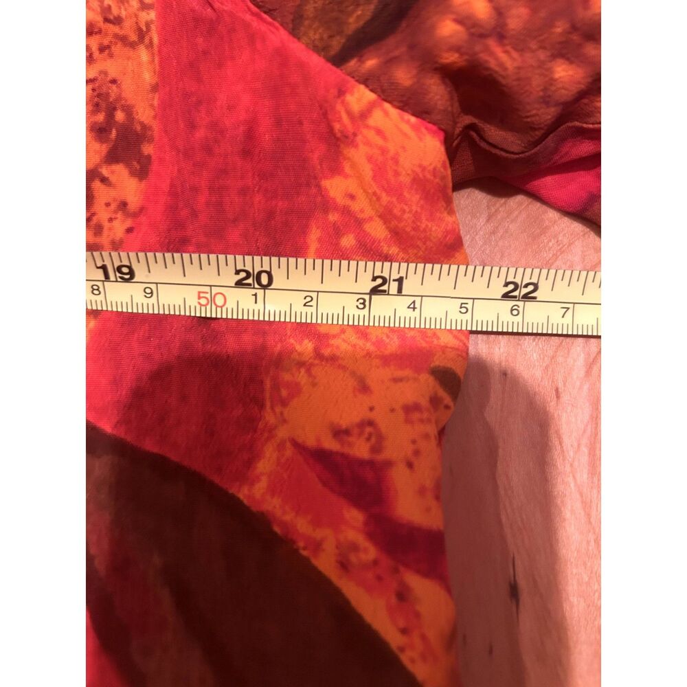 Phool Womens Artsy Lightweight Jacket-Colorful Art to Wear-Sz M-Leaf Print - Picture 8 of 9